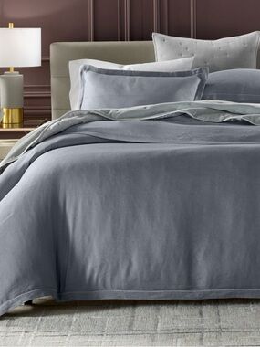 Hotel Collection Linen/Modal Blend 3-Pc. Comforter Set, Full/Queen